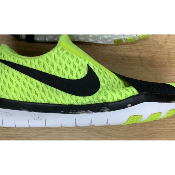 Nike Free Connect Women's US Size 7.5 Neon Green Black  Slip On 843966-700 Shoes - Picture 16 of 16